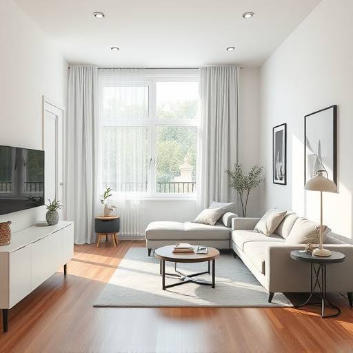 Studio A interior view with modern furniture and lighting